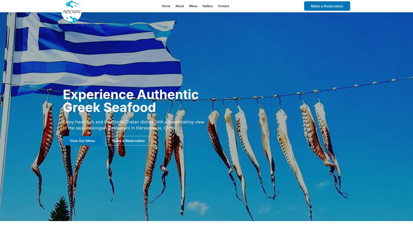Restaurant Website