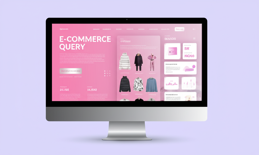 E-commerce Website Illustration