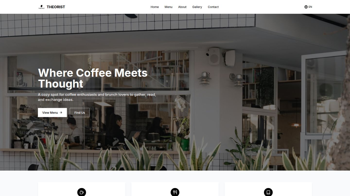 Theorist Coffee Shop